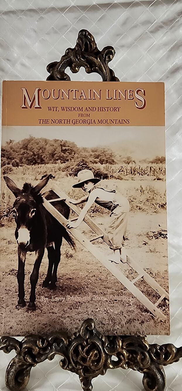 Signed Mountain Lines Larry Fricks North Georgia History Appalachia Paperback